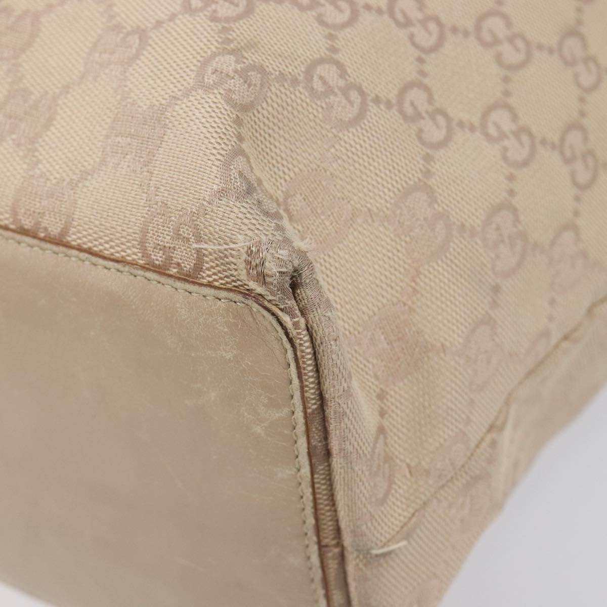 GUCCI GG Canvas Shoulder Bag 2 Set Beige Auth 206848