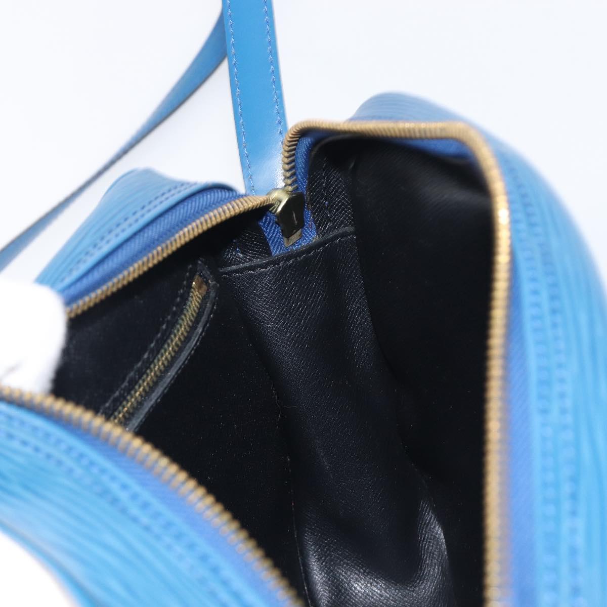 LOUIS VUITTON Epi June Feuille Shoulder Bag Blue M52155 LV Auth 206872A