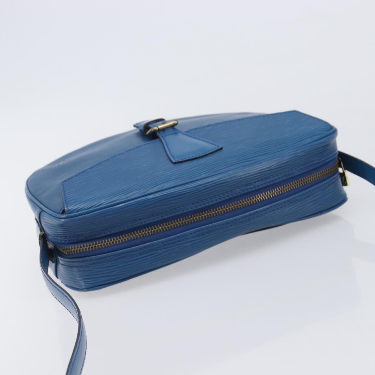 LOUIS VUITTON Epi June Feuille Shoulder Bag Blue M52155 LV Auth 206872A