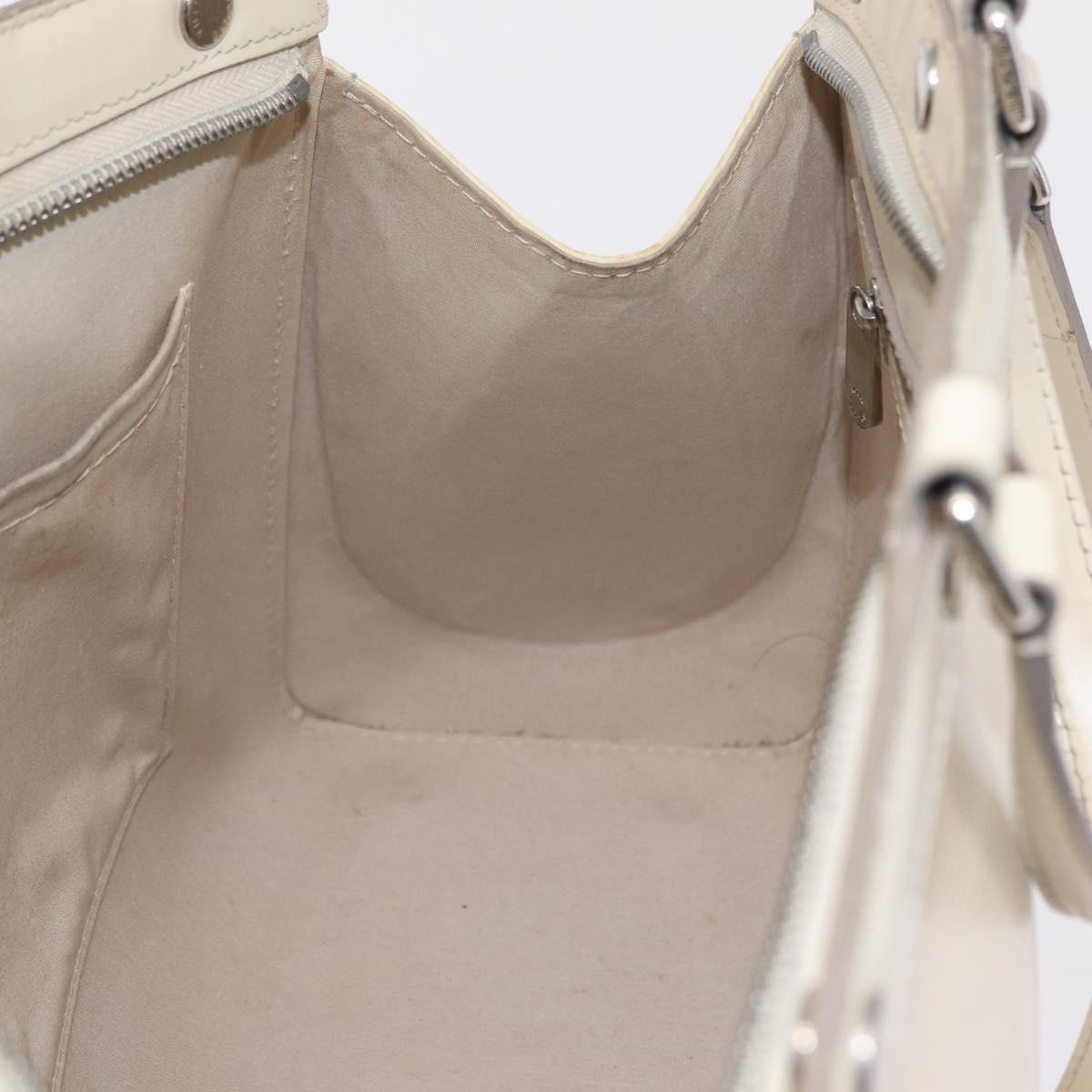 LOUIS VUITTON Epi Blair MM Hand Bag 2way White Yvoire M40330 LV Auth 206873