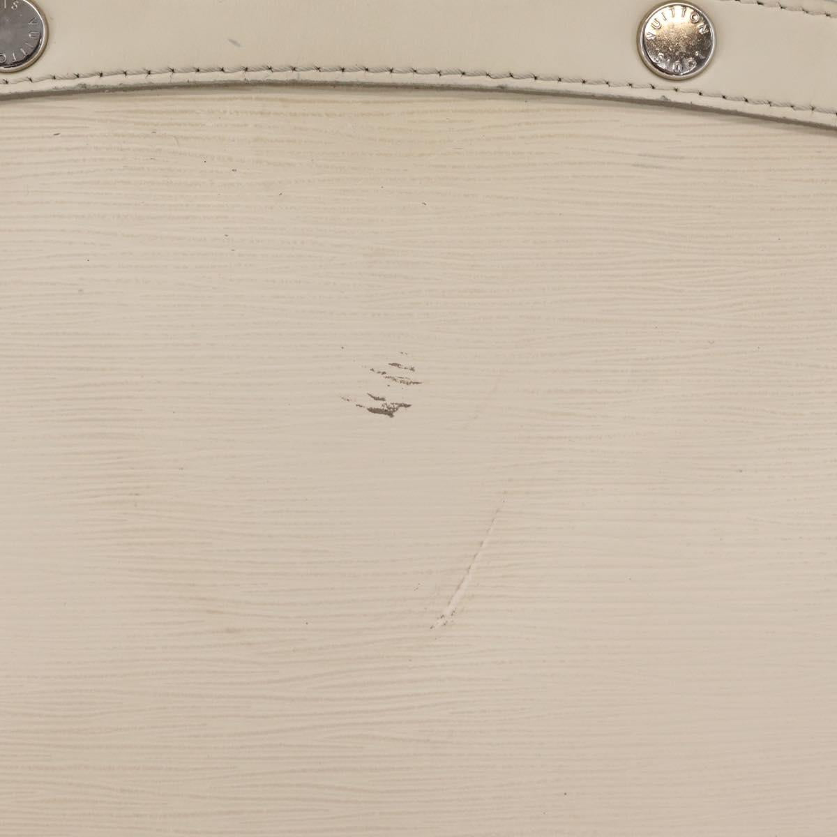 LOUIS VUITTON Epi Blair MM Hand Bag 2way White Yvoire M40330 LV Auth 206873