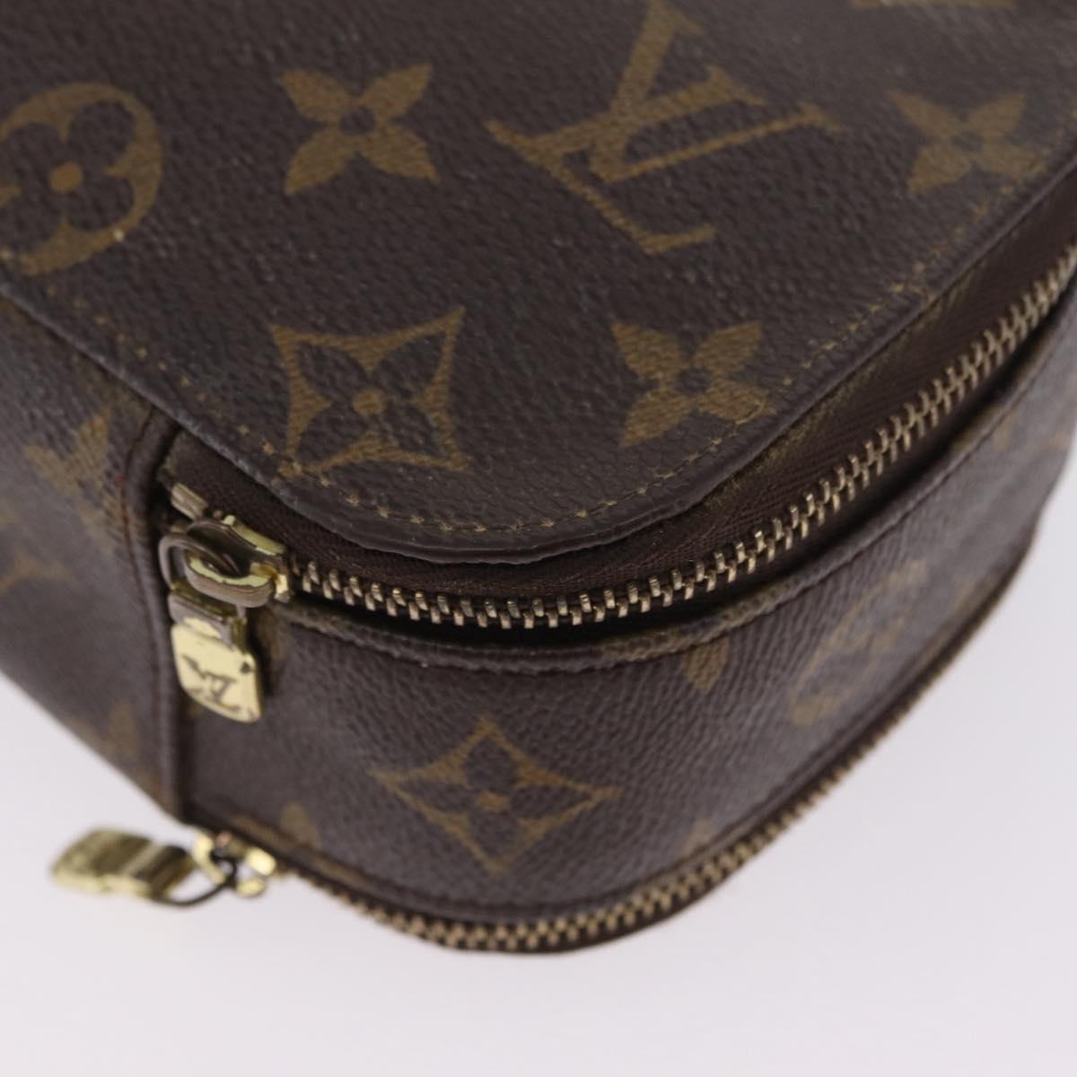 LOUIS VUITTON Monogram Trousse Brush PM Cosmetic Pouch M47510 LV Auth 206874