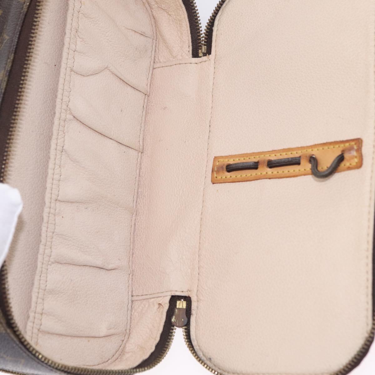 LOUIS VUITTON Monogram Trousse Brush PM Cosmetic Pouch M47510 LV Auth 206874