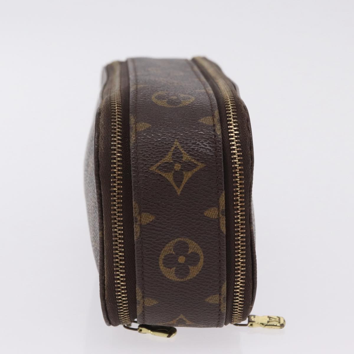 LOUIS VUITTON Monogram Trousse Brush PM Cosmetic Pouch M47510 LV Auth 206874