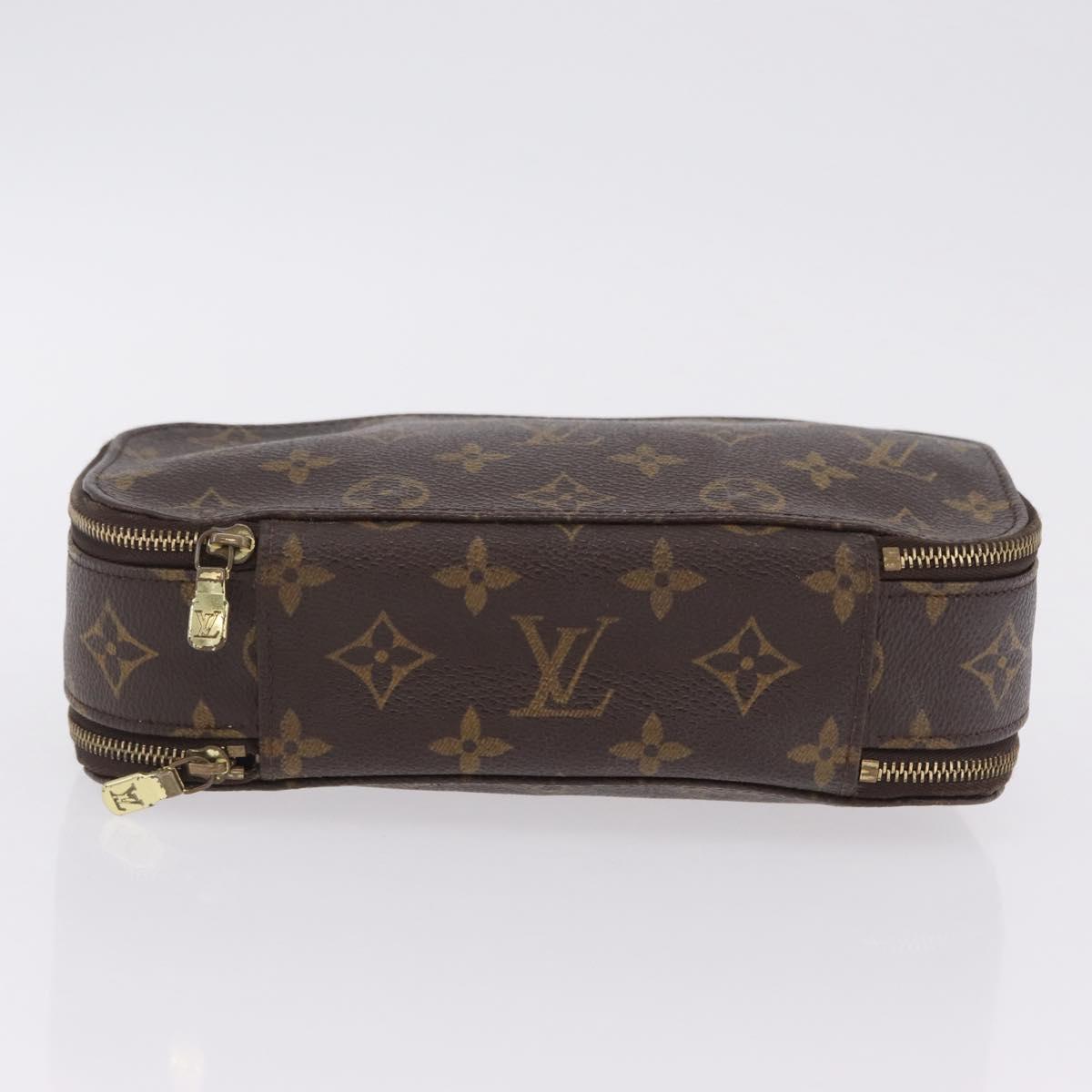 LOUIS VUITTON Monogram Trousse Brush PM Cosmetic Pouch M47510 LV Auth 206874