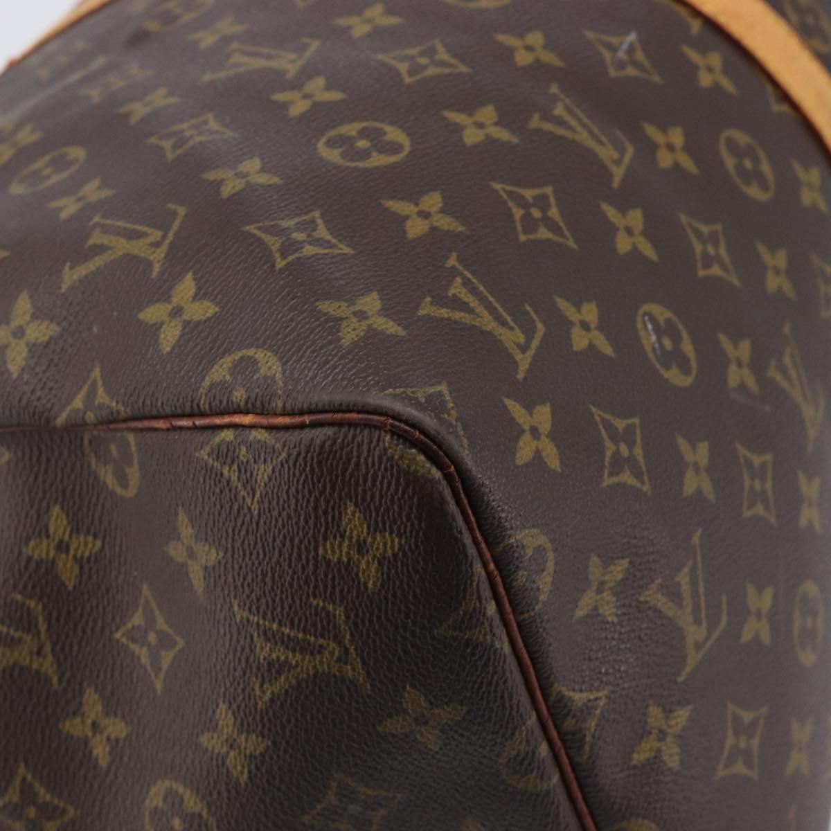 LOUIS VUITTON Monogram Keepall 55 Boston Bag M41424 LV Auth 206875