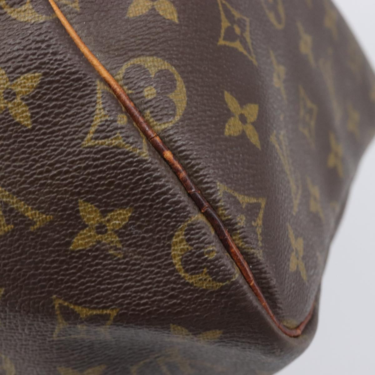 LOUIS VUITTON Monogram Keepall 55 Boston Bag M41424 LV Auth 206875