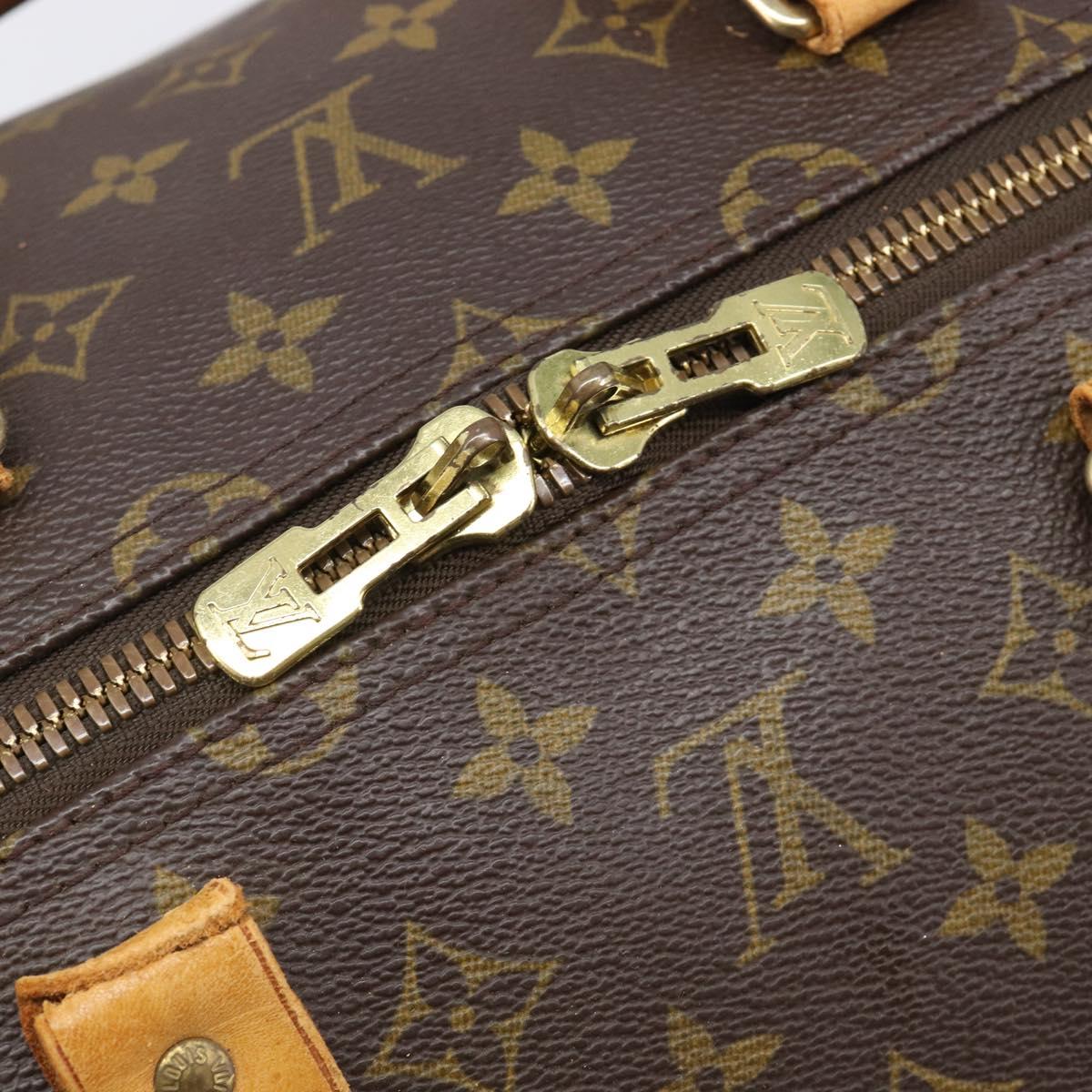 LOUIS VUITTON Monogram Keepall 55 Boston Bag M41424 LV Auth 206875
