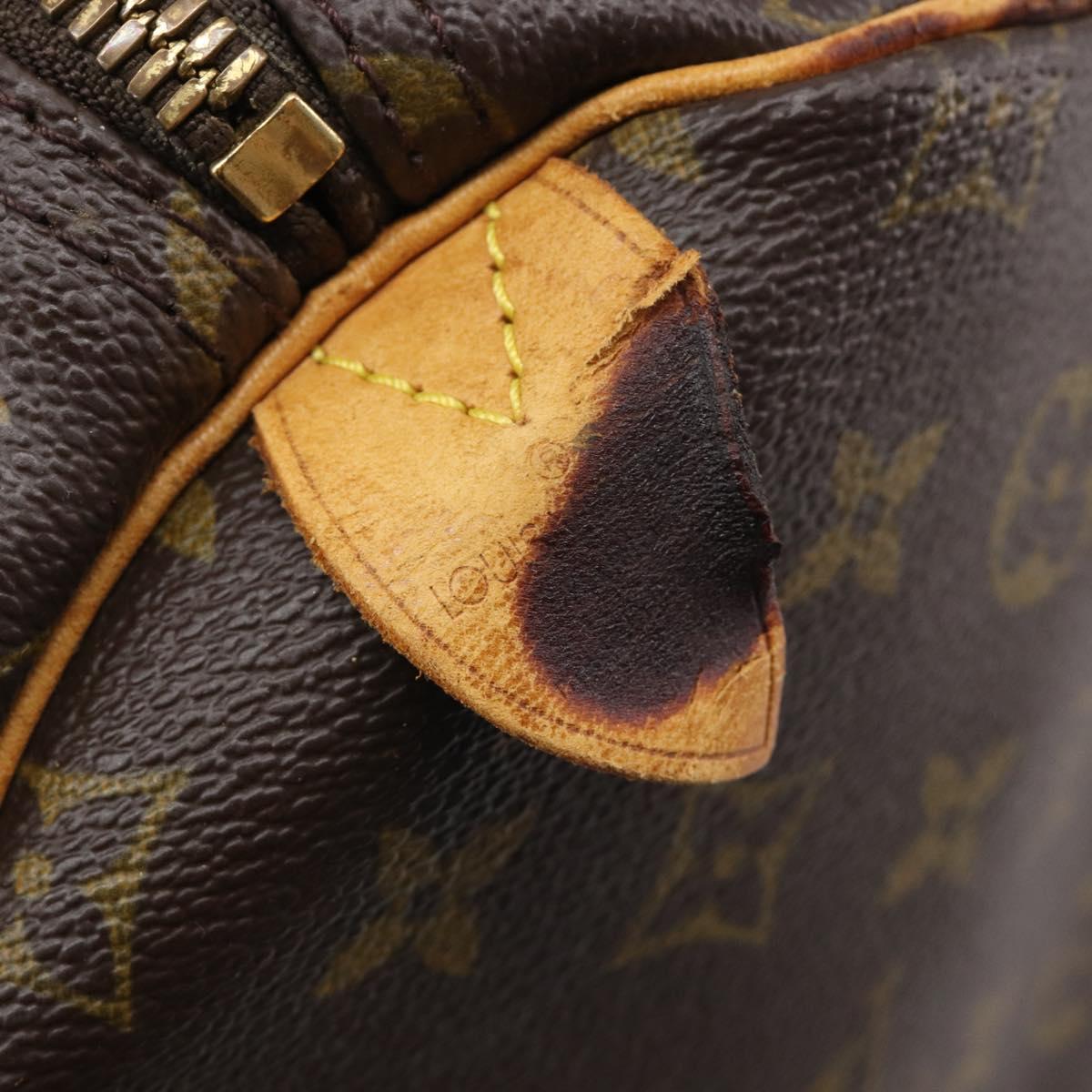 LOUIS VUITTON Monogram Keepall 55 Boston Bag M41424 LV Auth 206875