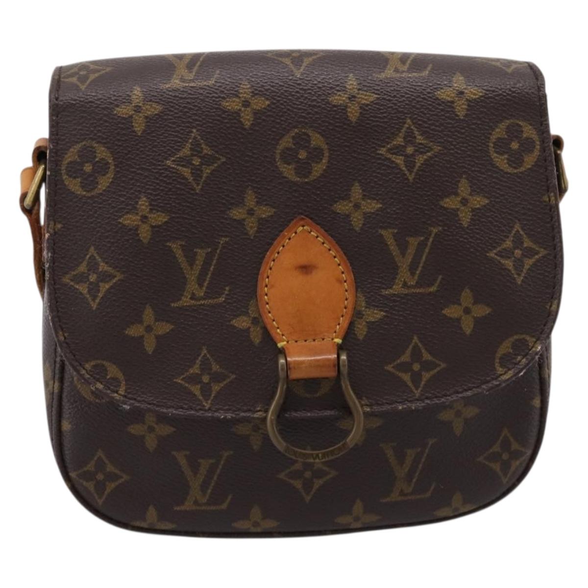 LOUIS VUITTON Monogram Saint Cloud MM Shoulder Bag M51243 LV Auth 206877