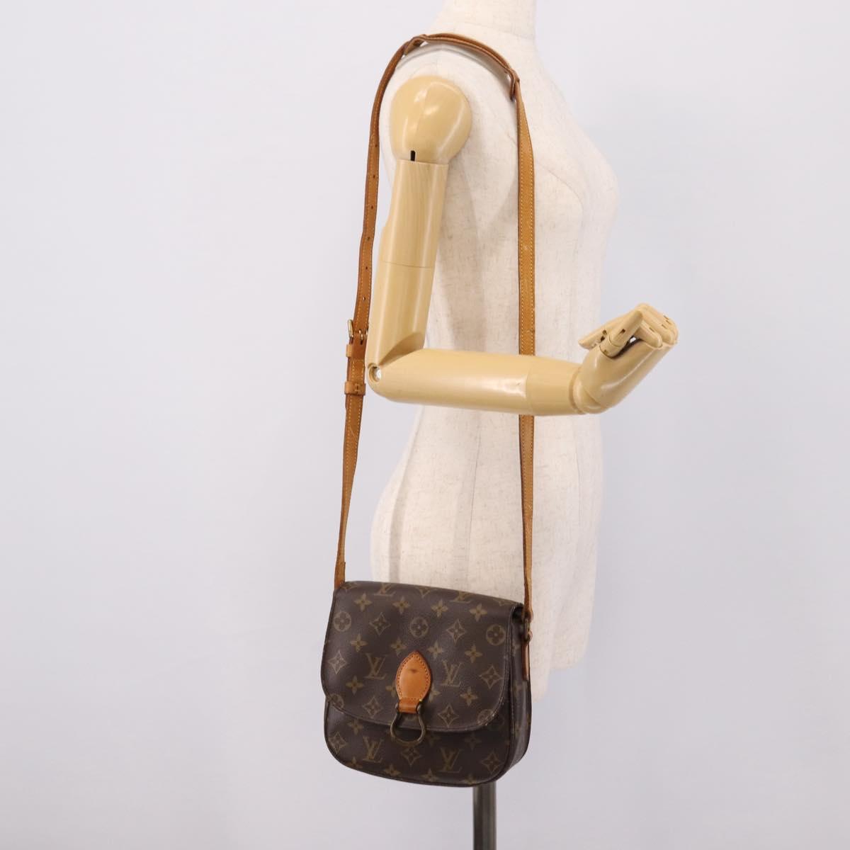 LOUIS VUITTON Monogram Saint Cloud MM Shoulder Bag M51243 LV Auth 206877