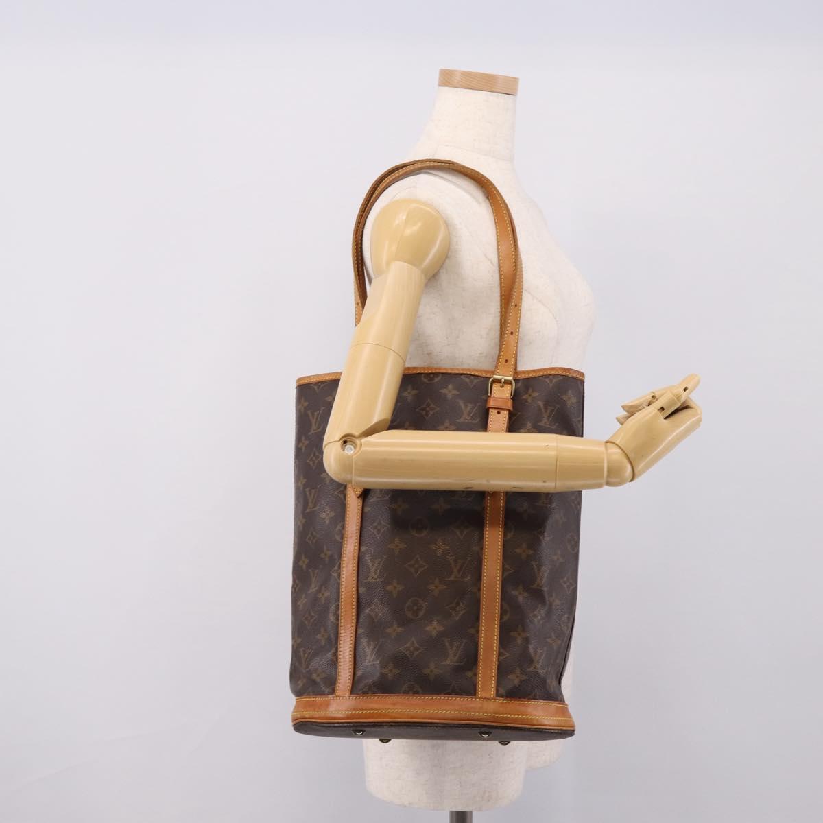 LOUIS VUITTON Monogram Bucket GM Shoulder Bag M42236 LV Auth 206879