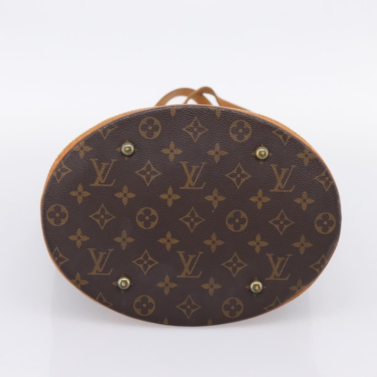 LOUIS VUITTON Monogram Bucket GM Shoulder Bag M42236 LV Auth 206879