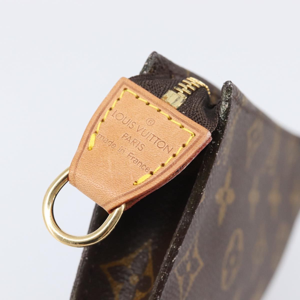 LOUIS VUITTON Monogram Bucket GM Accessory Pouch LV Auth 206880