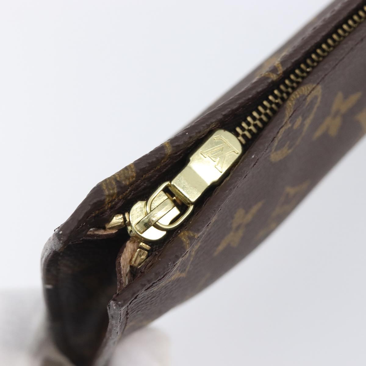 LOUIS VUITTON Monogram Bucket GM Accessory Pouch LV Auth 206880