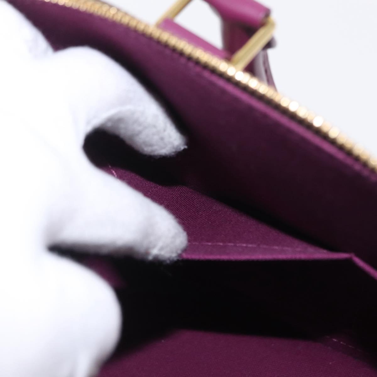 LOUIS VUITTON Monogram Totem Alma PM Hand Bag Purple LV Auth 206881SAM