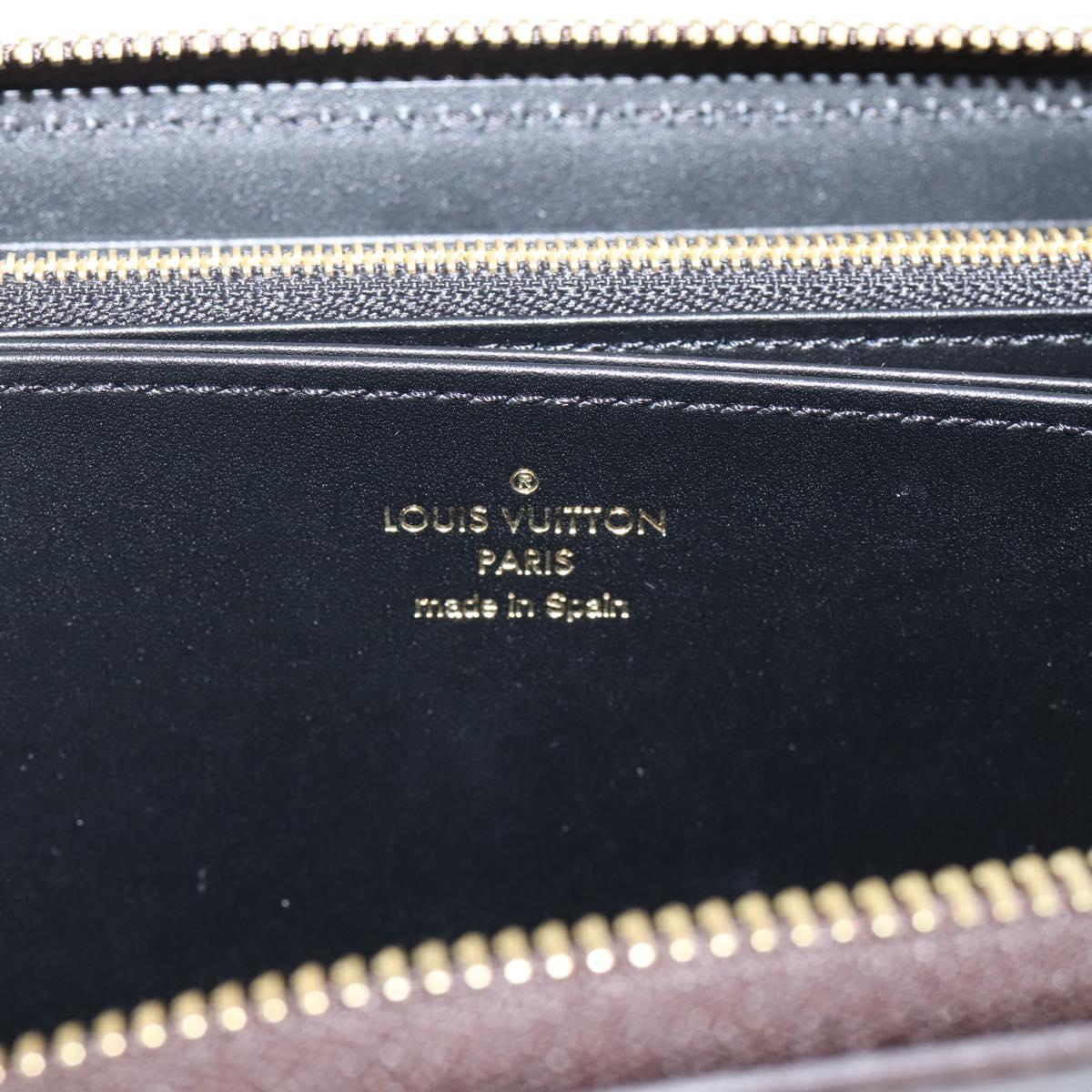 LOUIS VUITTON Damier Ebene Transformed Zippy Long Wallet M63490 LV Auth 206899M