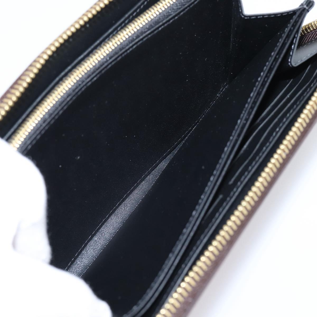 LOUIS VUITTON Damier Ebene Transformed Zippy Long Wallet M63490 LV Auth 206899M