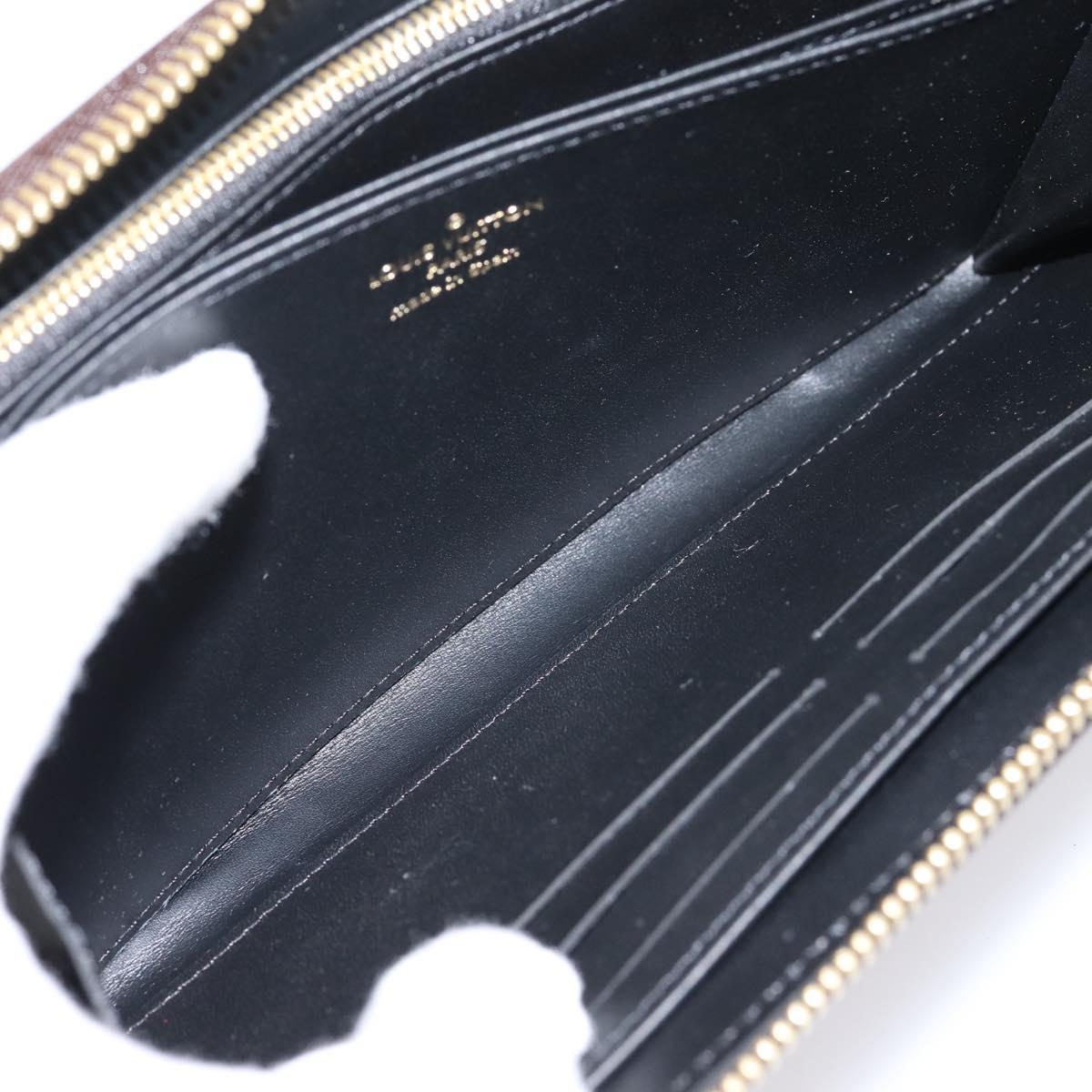 LOUIS VUITTON Damier Ebene Transformed Zippy Long Wallet M63490 LV Auth 206899M