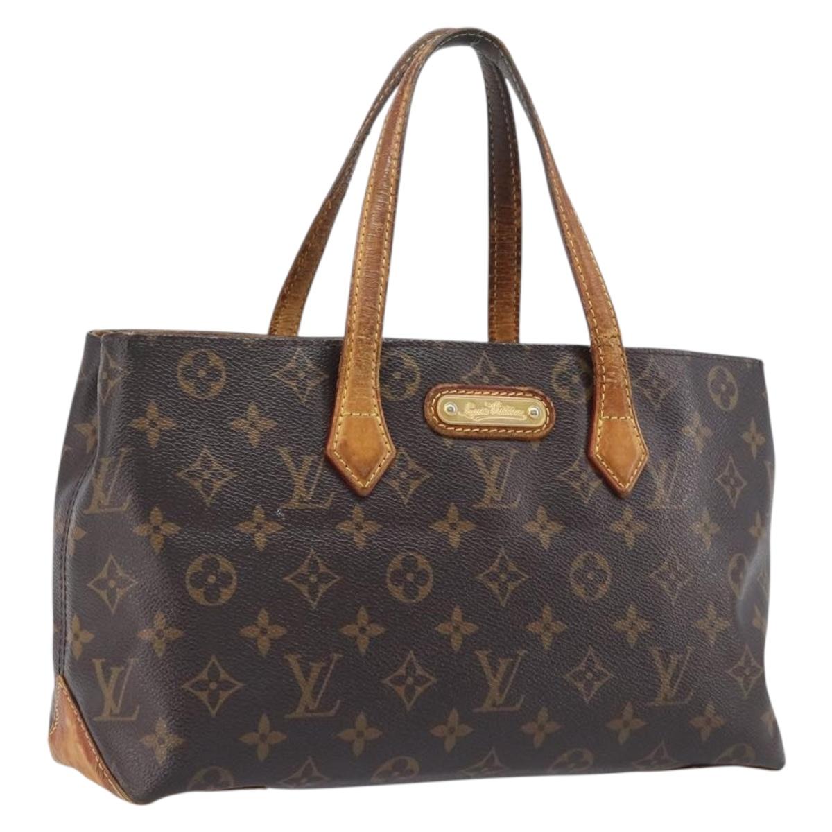 LOUIS VUITTON Monogram Wilshire PM Hand Bag M45643 LV Auth 206912