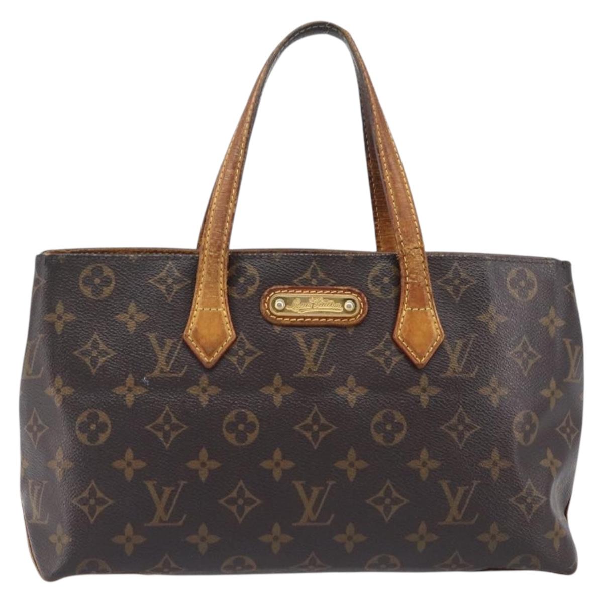 LOUIS VUITTON Monogram Wilshire PM Hand Bag M45643 LV Auth 206912