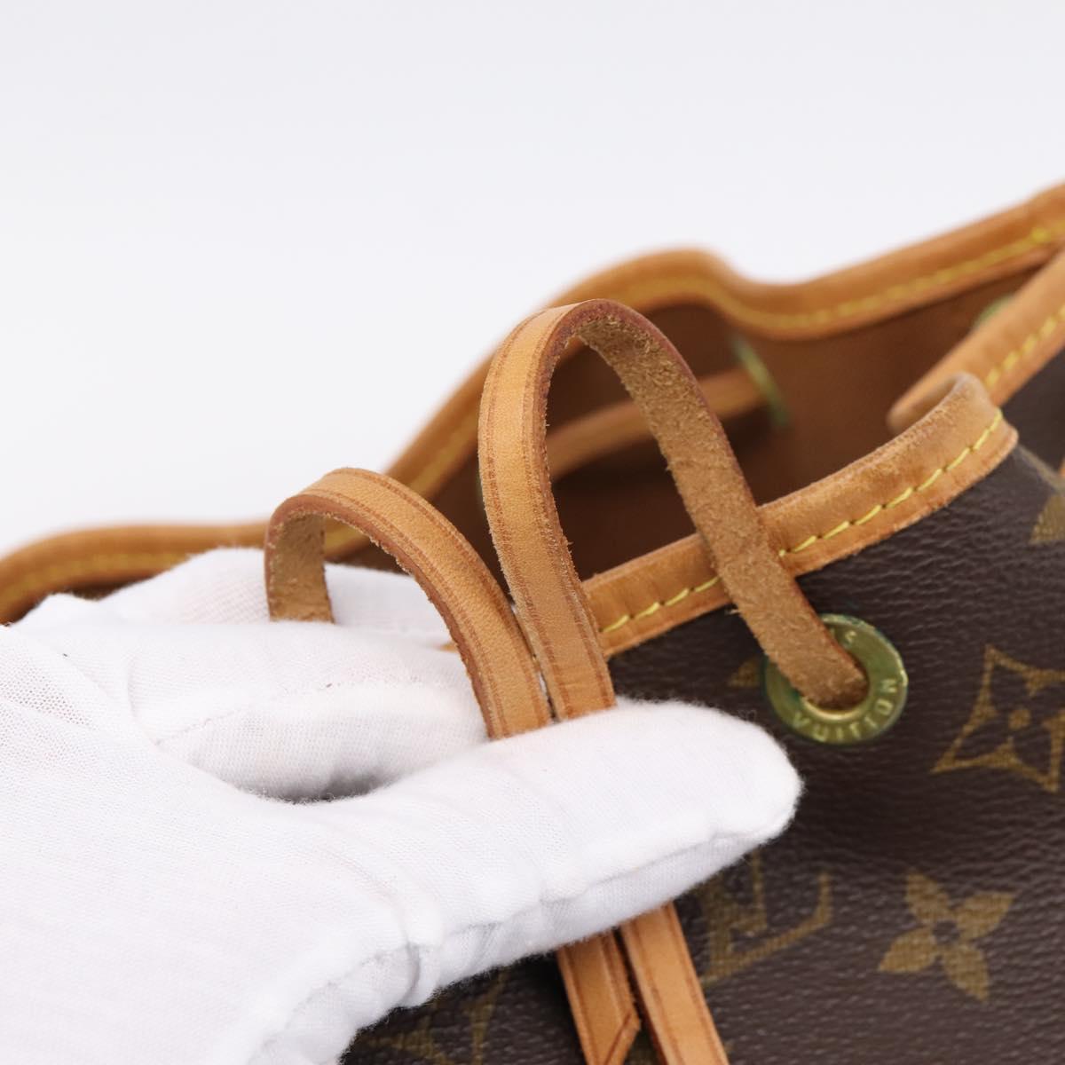 LOUIS VUITTON Monogram Petit Noe Shoulder Bag M42226 LV Auth 206913V