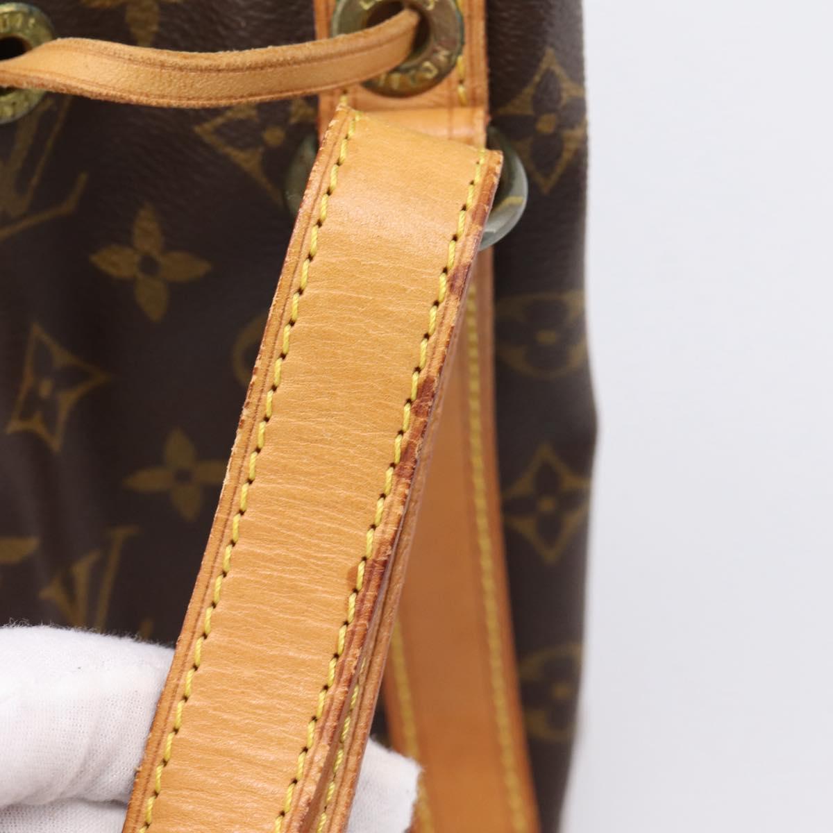 LOUIS VUITTON Monogram Petit Noe Shoulder Bag M42226 LV Auth 206913V