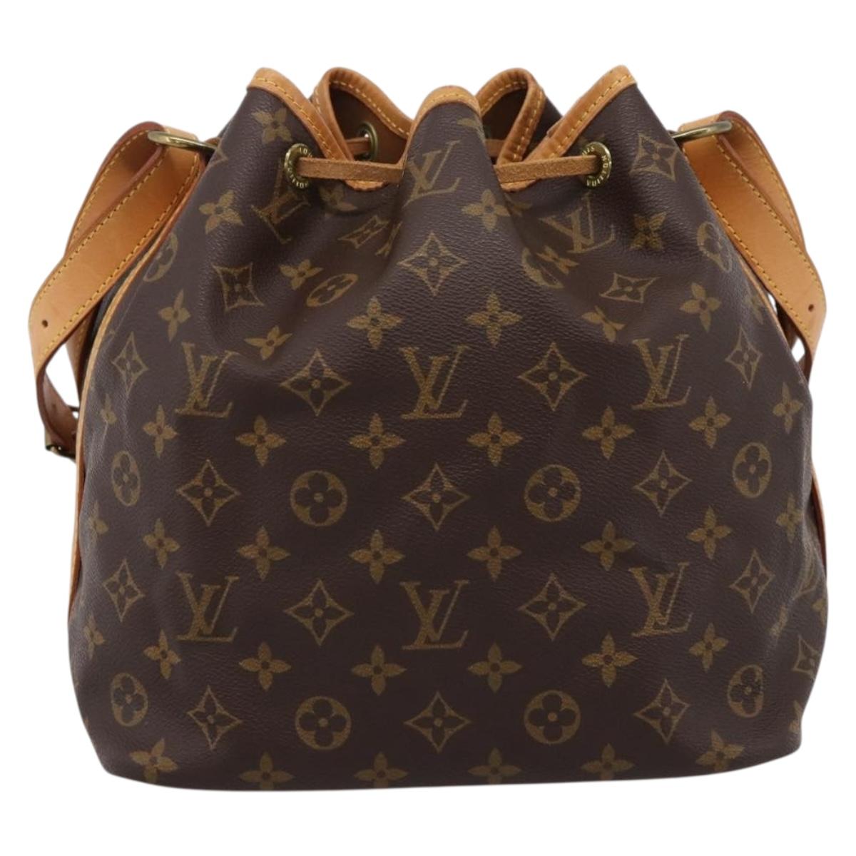 LOUIS VUITTON Monogram Petit Noe Shoulder Bag M42226 LV Auth 206913V