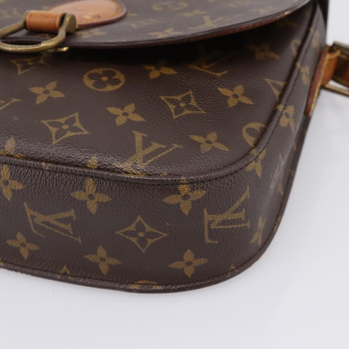 LOUIS VUITTON Monogram Saint Cloud GM Shoulder Bag M51242 LV Auth 206914