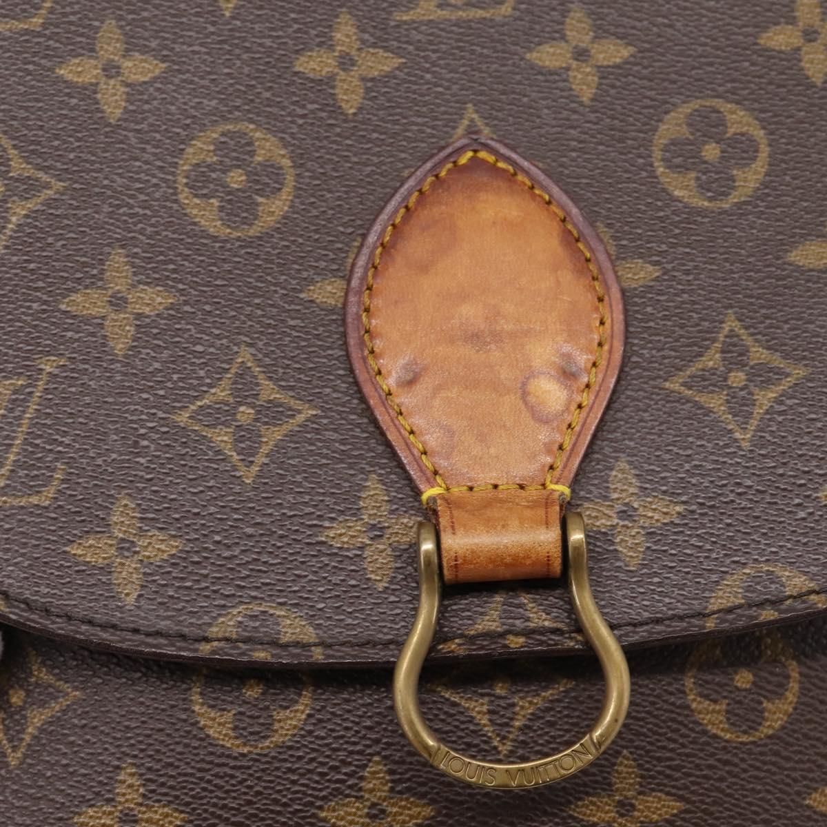 LOUIS VUITTON Monogram Saint Cloud GM Shoulder Bag M51242 LV Auth 206914