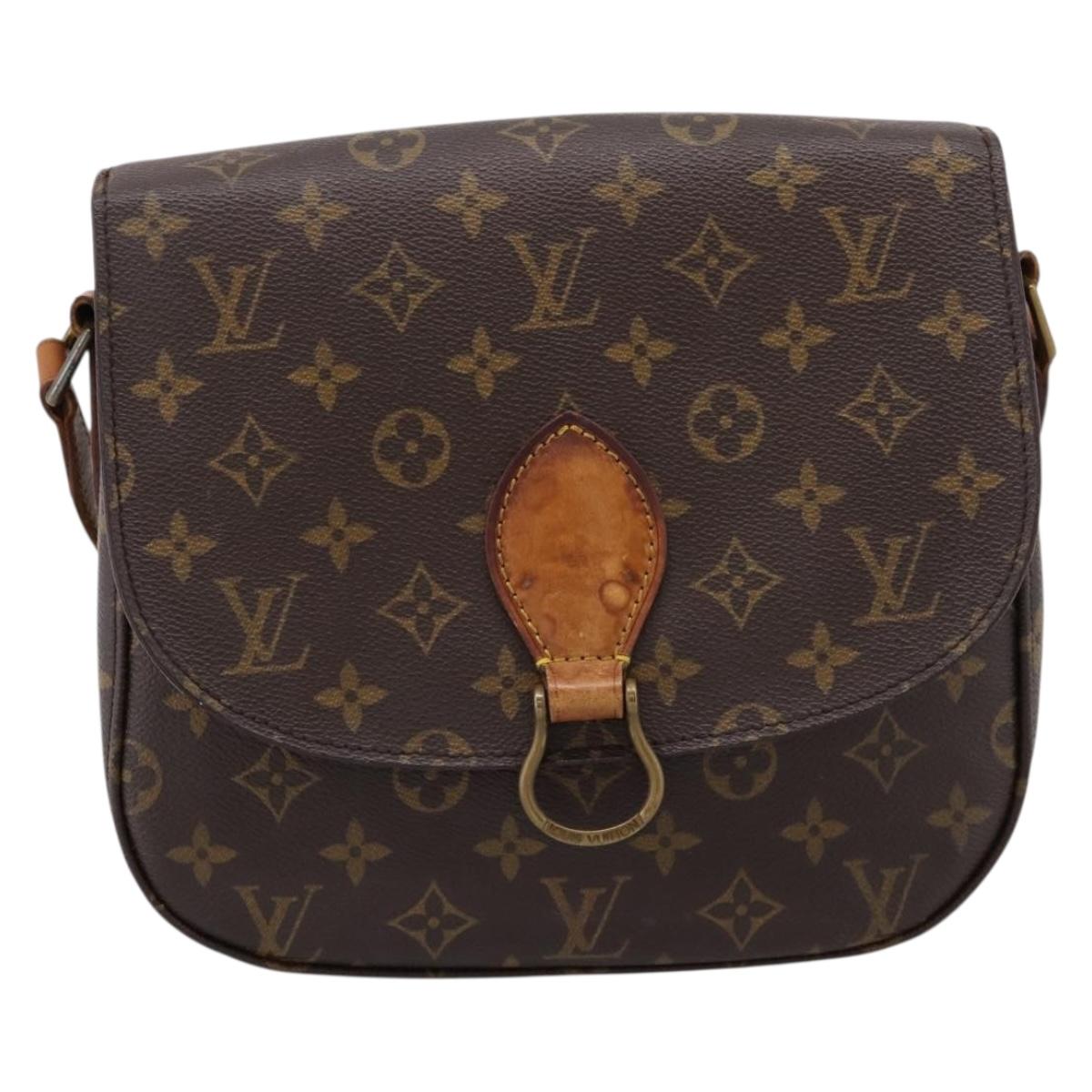LOUIS VUITTON Monogram Saint Cloud GM Shoulder Bag M51242 LV Auth 206914