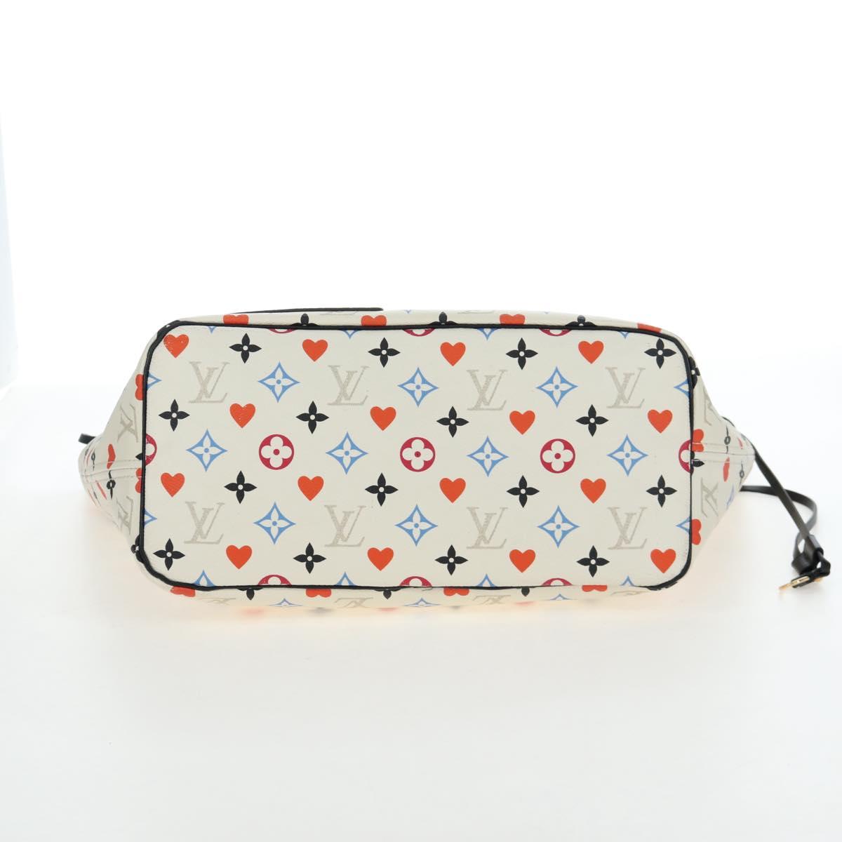 LOUIS VUITTON Monogram game Neverfull MM Bag Multicolor M57462 LV Auth 206917SAM
