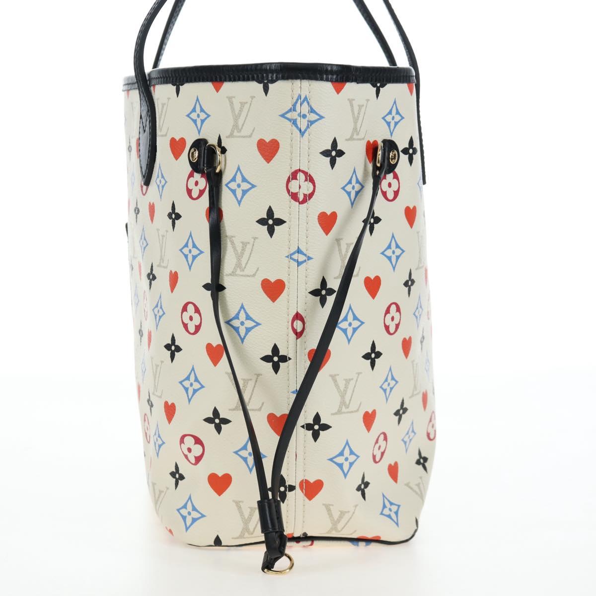 LOUIS VUITTON Monogram game Neverfull MM Bag Multicolor M57462 LV Auth 206917SAM
