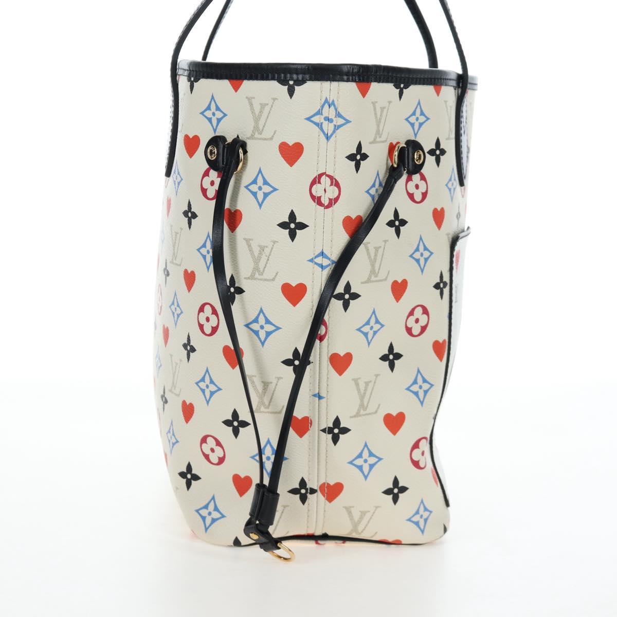 LOUIS VUITTON Monogram game Neverfull MM Bag Multicolor M57462 LV Auth 206917SAM