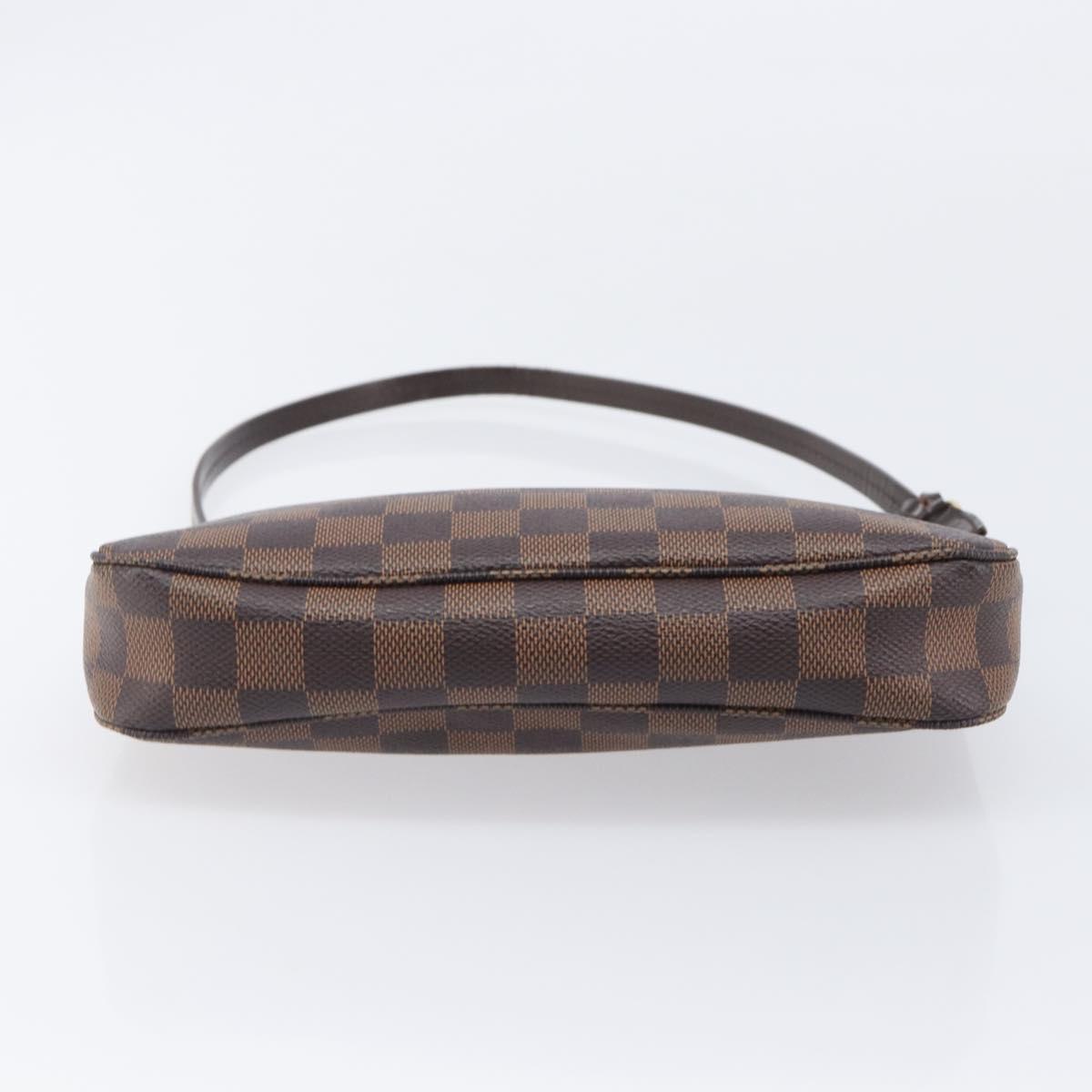 LOUIS VUITTON Damier Ebene Pochette Accessoires Pouch N41206 LV Auth 206918V