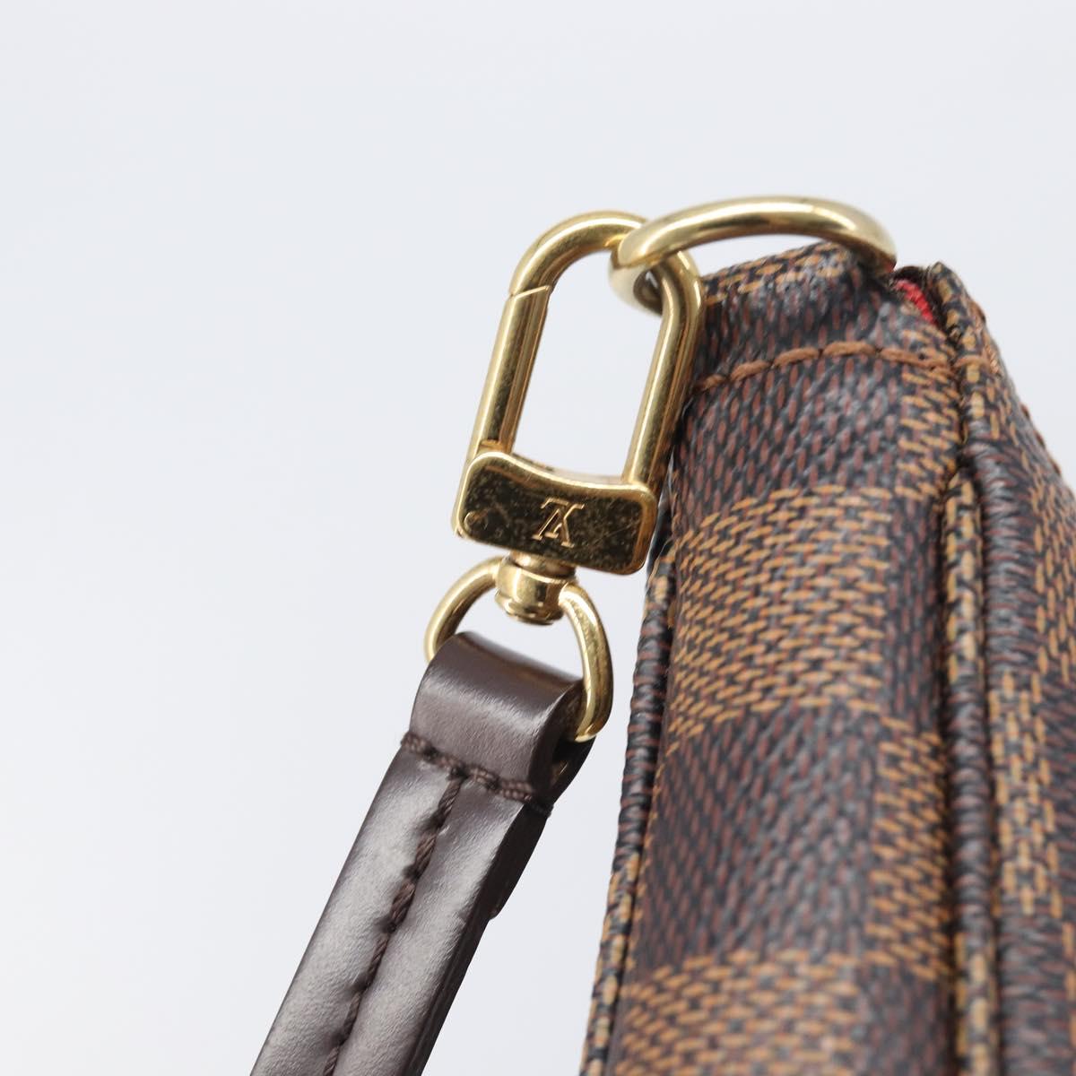 LOUIS VUITTON Damier Ebene Pochette Accessoires Pouch N41206 LV Auth 206918V