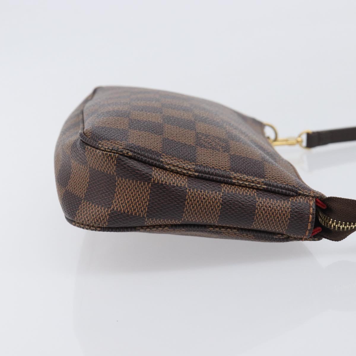 LOUIS VUITTON Damier Ebene Pochette Accessoires Pouch N41206 LV Auth 206918V