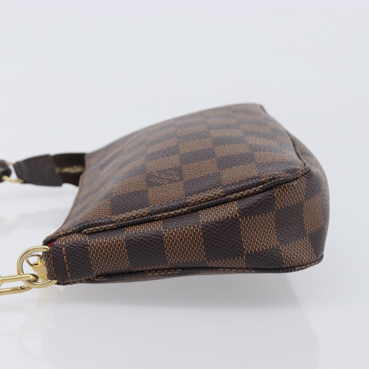 LOUIS VUITTON Damier Ebene Pochette Accessoires Pouch N41206 LV Auth 206918V