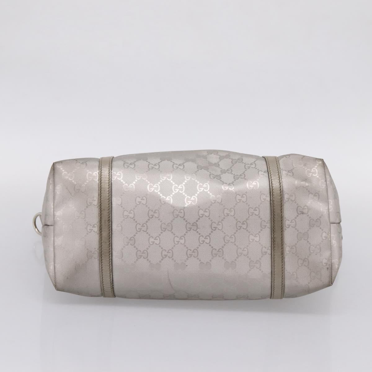 GUCCI GG Implementation Tote Bag PVC Champagne Gold 197953 Auth 206922
