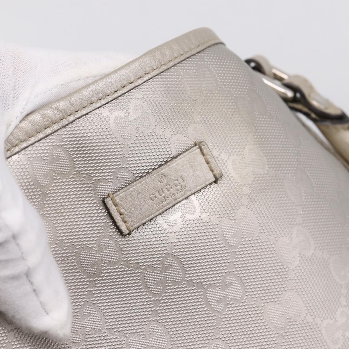 GUCCI GG Implementation Tote Bag PVC Champagne Gold 197953 Auth 206922