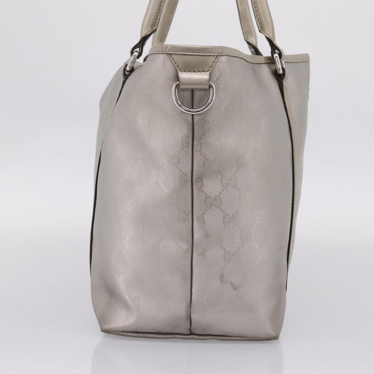 GUCCI GG Implementation Tote Bag PVC Champagne Gold 197953 Auth 206922