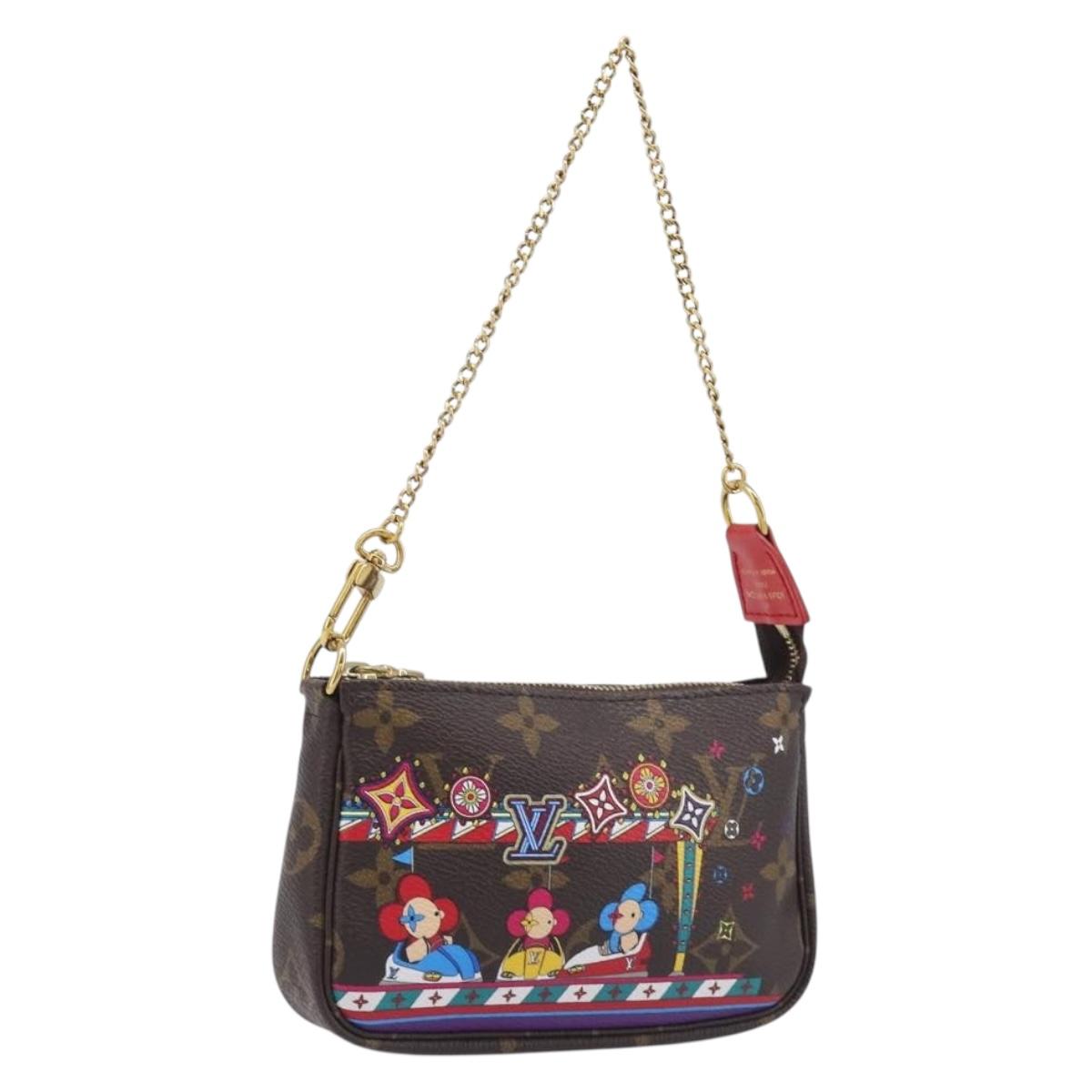 LOUIS VUITTON Vivienne Mini Pochette Accessoires Pouch M69976 LV Auth 206936SAM