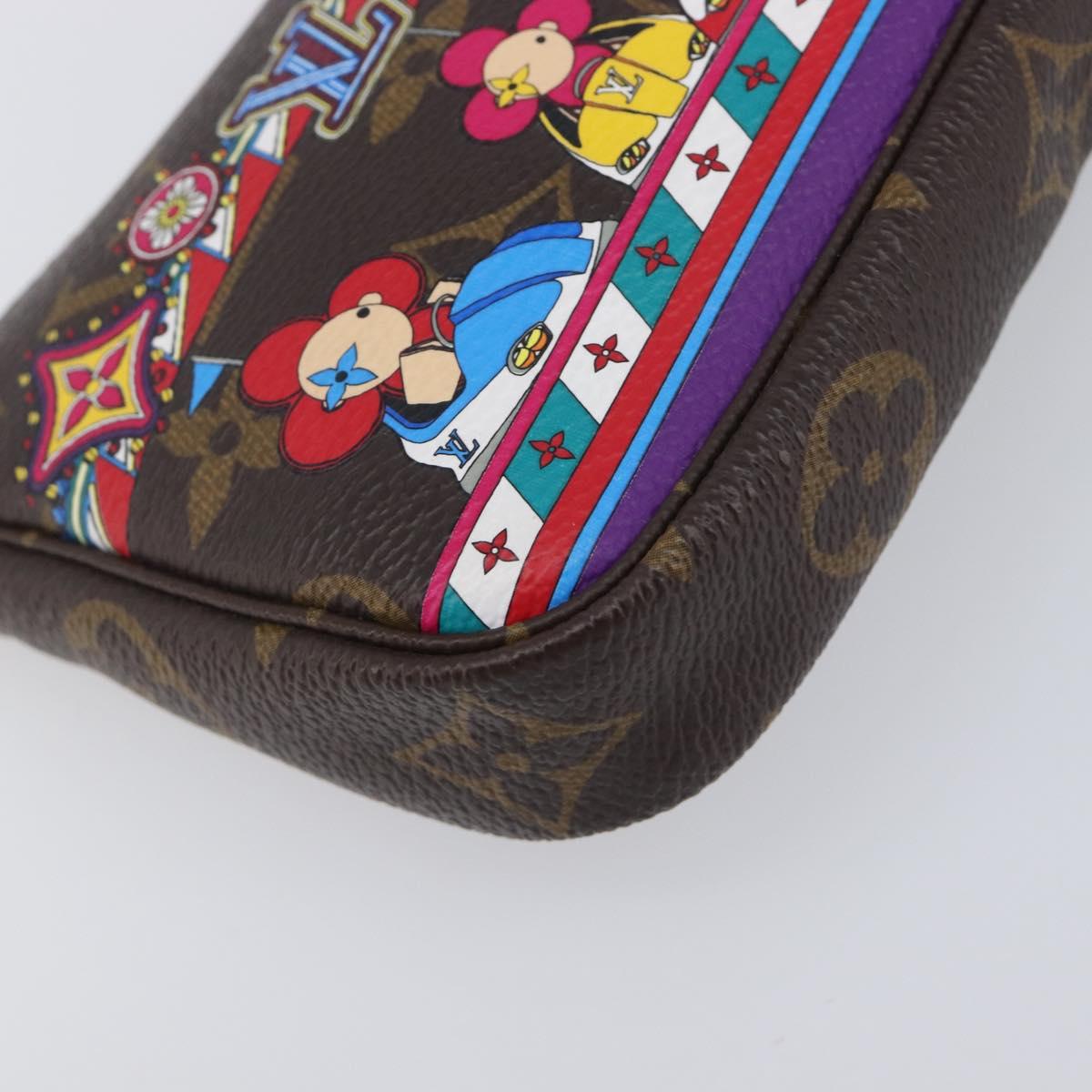 LOUIS VUITTON Vivienne Mini Pochette Accessoires Pouch M69976 LV Auth 206936SAM