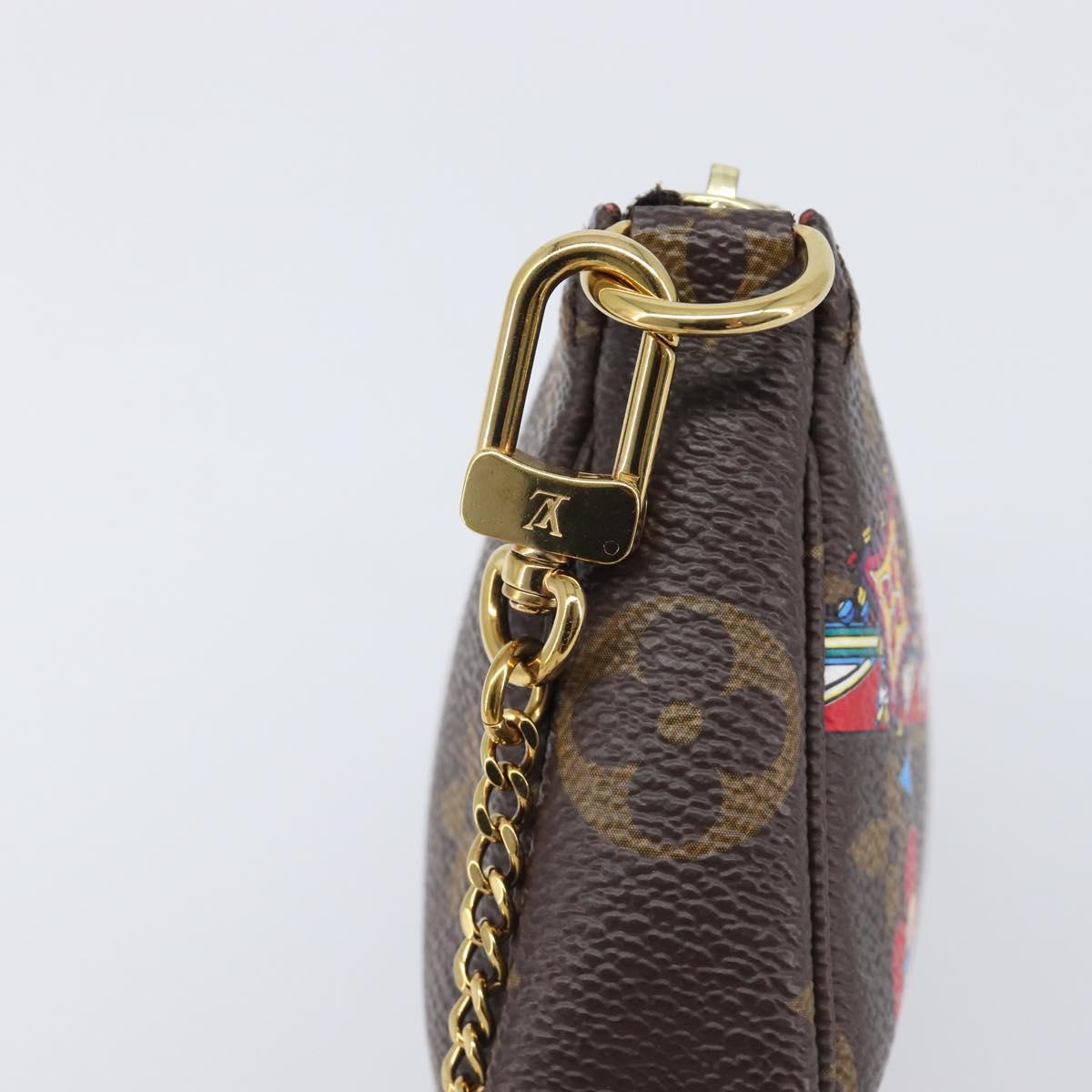 LOUIS VUITTON Vivienne Mini Pochette Accessoires Pouch M69976 LV Auth 206936SAM