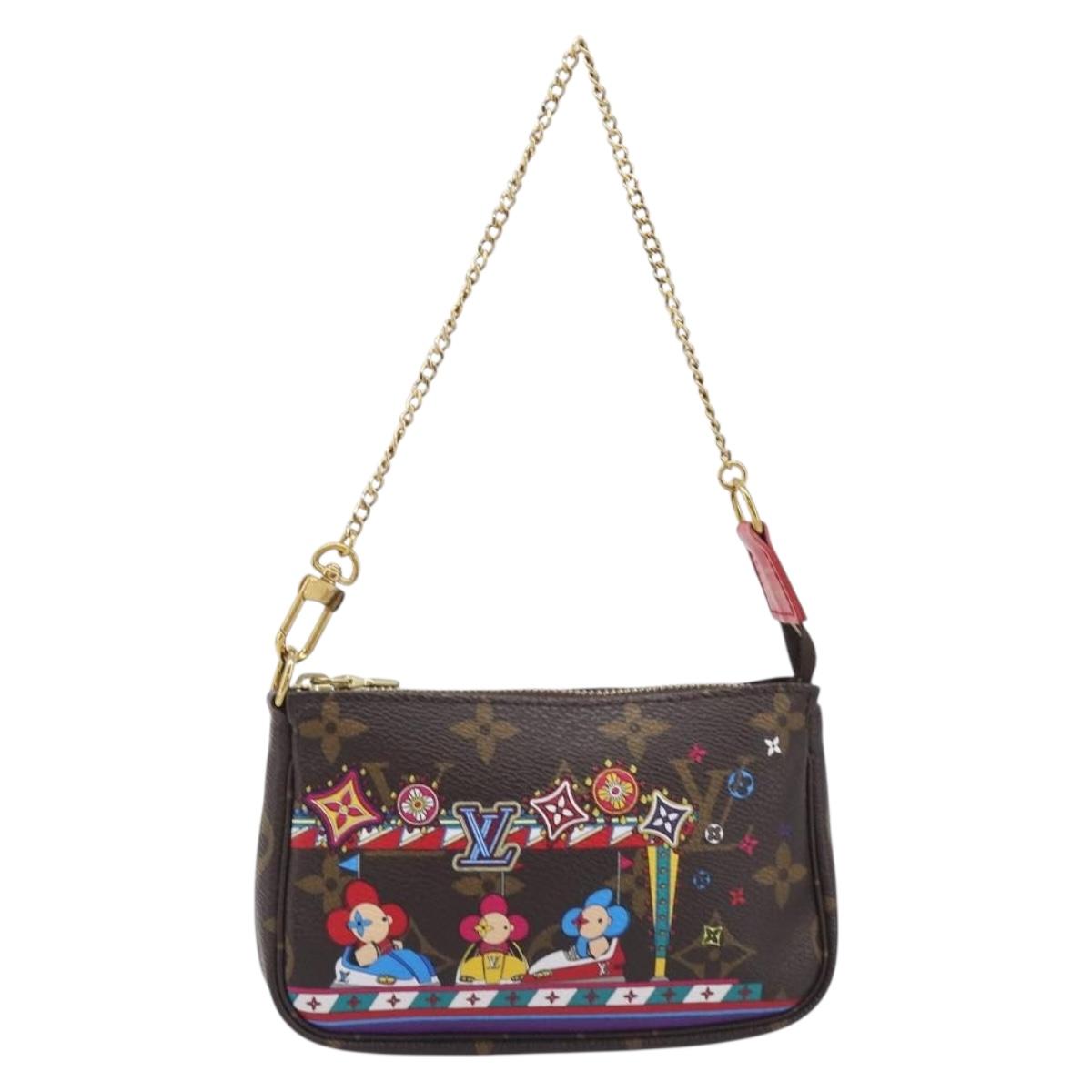 LOUIS VUITTON Vivienne Mini Pochette Accessoires Pouch M69976 LV Auth 206936SAM