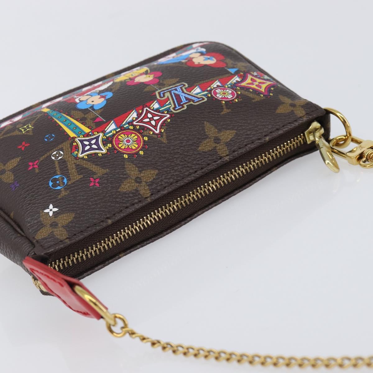 LOUIS VUITTON Vivienne Mini Pochette Accessoires Pouch M69976 LV Auth 206936SAM
