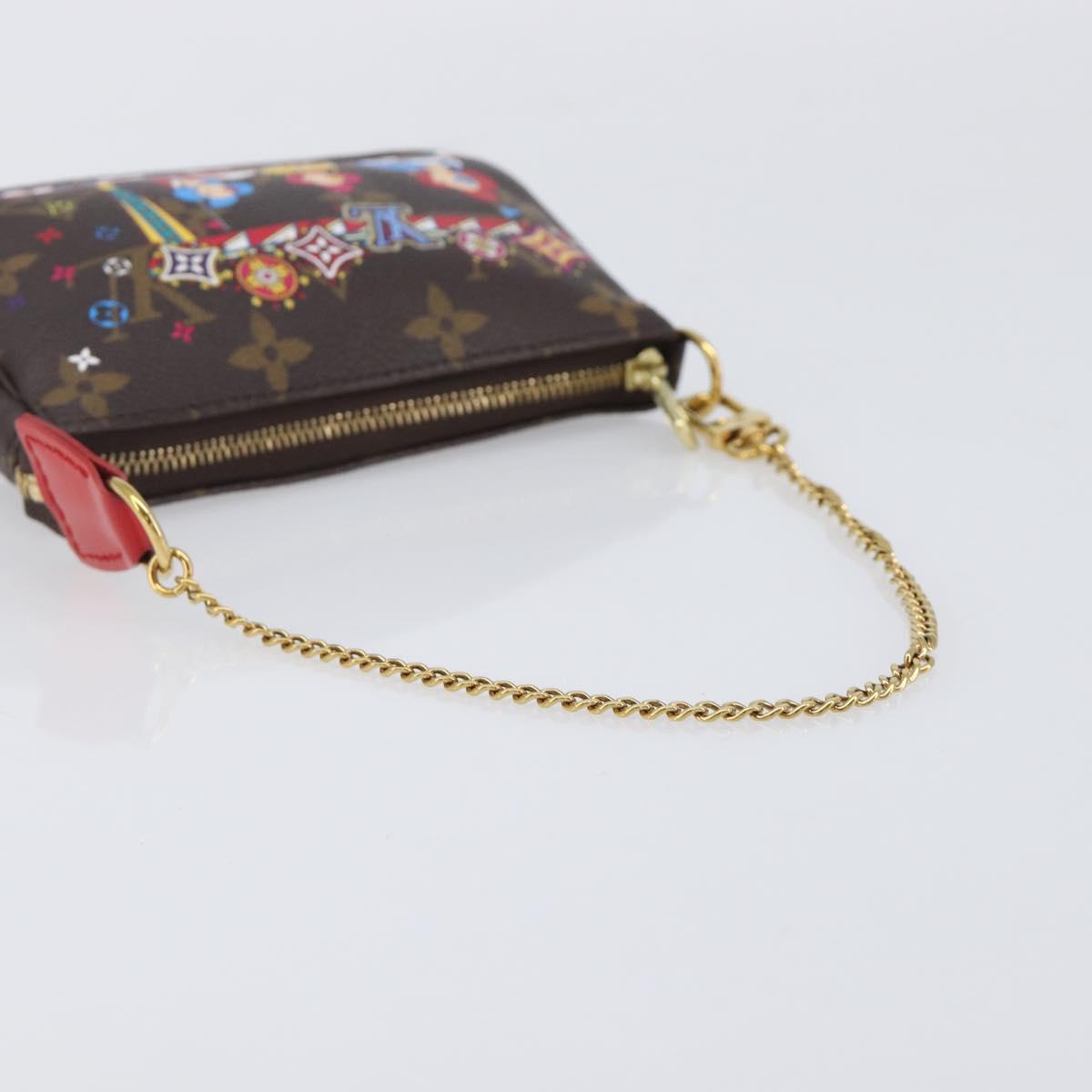 LOUIS VUITTON Vivienne Mini Pochette Accessoires Pouch M69976 LV Auth 206936SAM