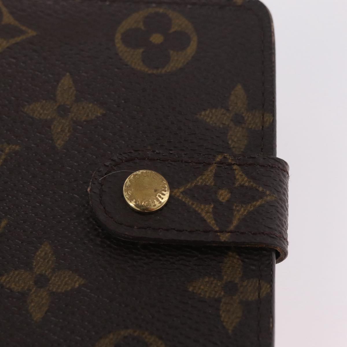 LOUIS VUITTON Monogram Compact Zip Wallet M61667 LV Auth 206938