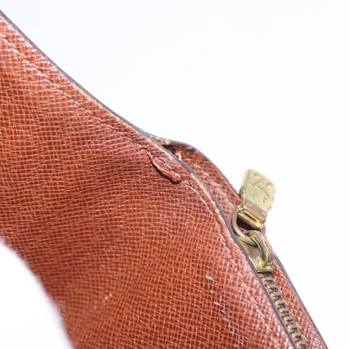 LOUIS VUITTON Monogram Compact Zip Wallet M61667 LV Auth 206938