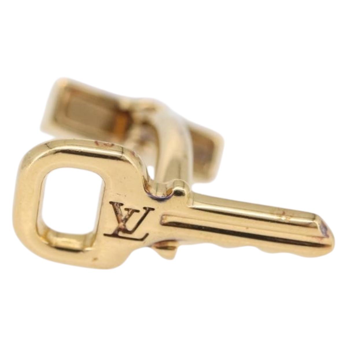 LOUIS VUITTON Boutons de Manchette Cadena Eclair Cuffs Ag925 M64601 Auth 206939